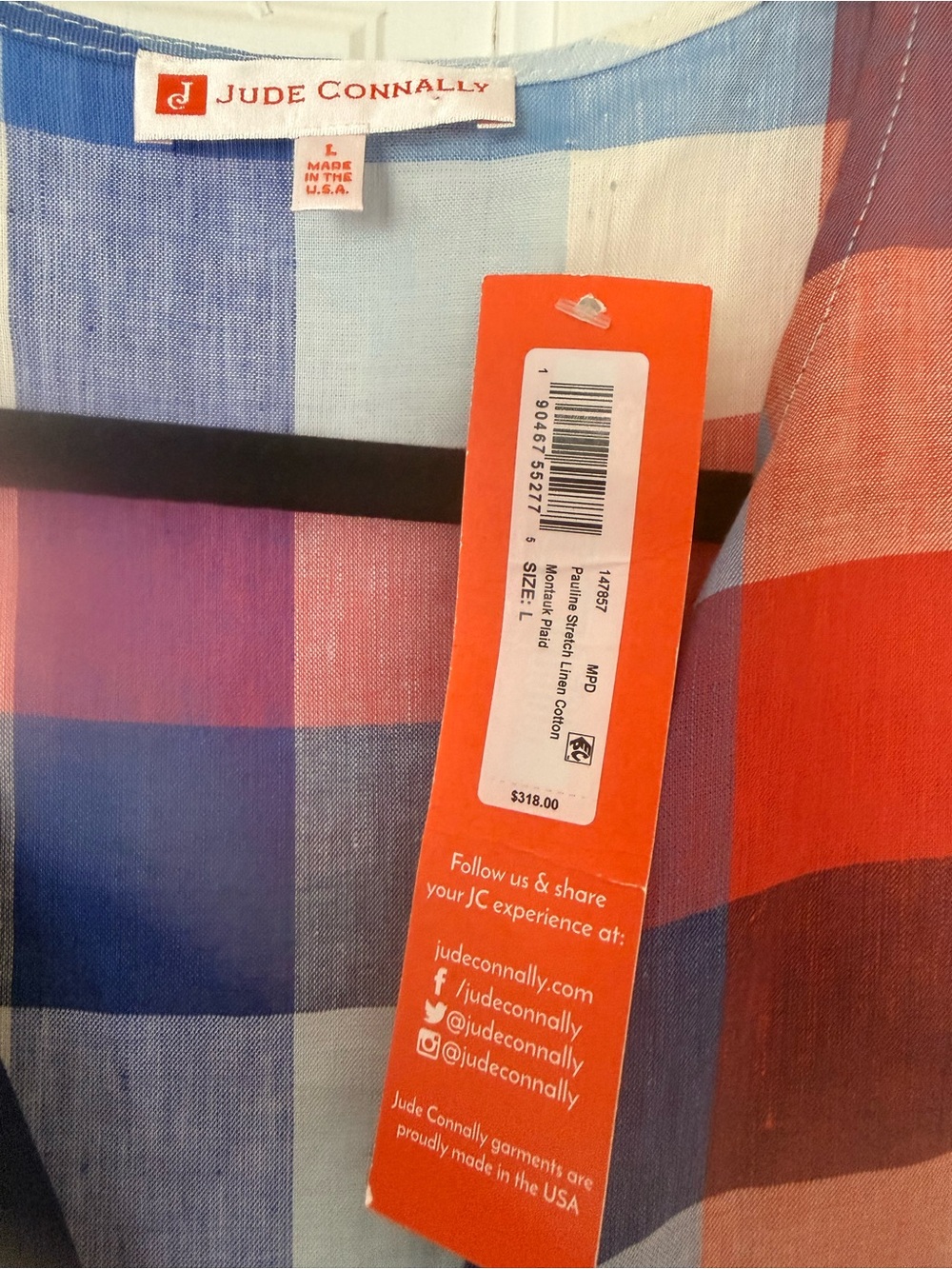 Jude Connally Multi-Color Plaid Sleeveless Dress - Picture 5 of 5